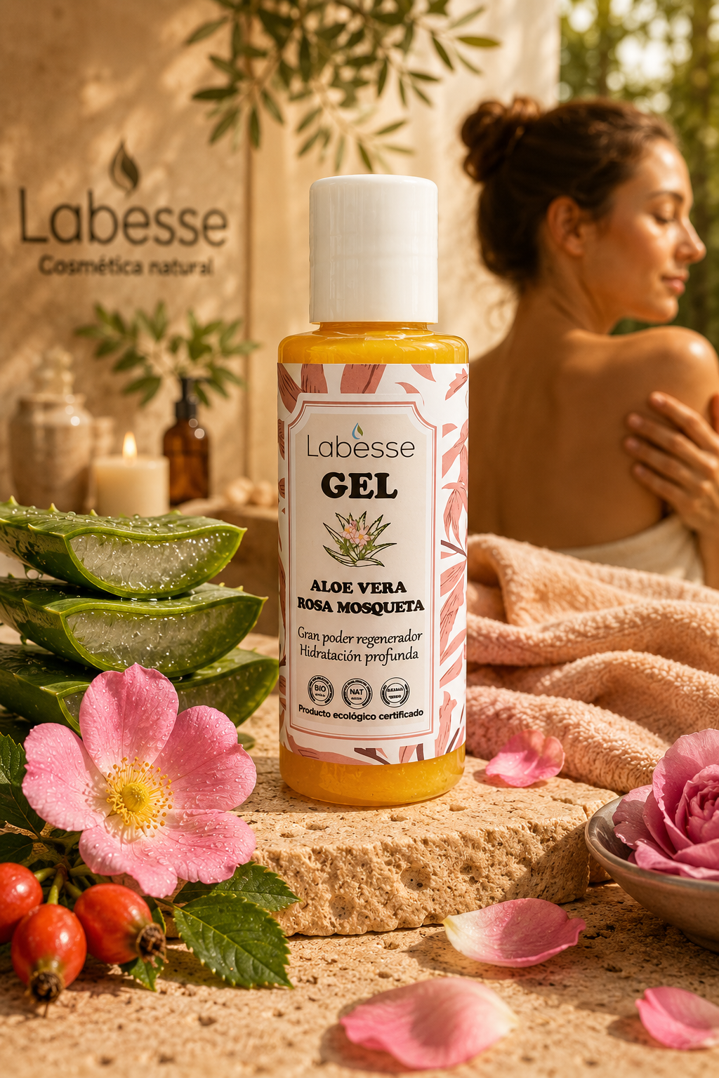 Gel aloe vera y rosa mosqueta - Imagen 2